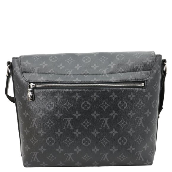 Louis Vuitton District MM Monogram Eclipse Messenger Bag Black - Picture 3 of 13